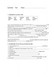 English Worksheet: Food