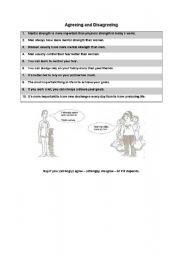 English Worksheet: Men and Women (Differences) - agreeing and disagreeing