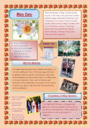 English Worksheet: May Day (2 pages)