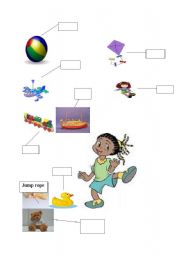 English worksheet: toys