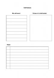 English worksheet: Procedural Text - recipe