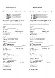 English worksheet: Call Me Irresponsible