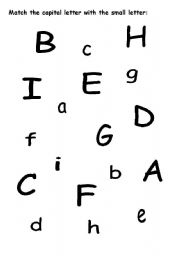 English Worksheet: Alphabet