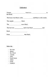 English Worksheet: Winnie the witch: Fill in the words 1. Page
