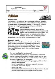 English Worksheet: A TEST ON 