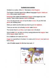 English Worksheet: Scotland