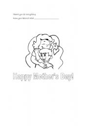 English Worksheet: Mothers Day