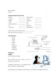 English Worksheet: Computer Learning 