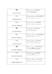 English Worksheet: Past, Prestent, Future