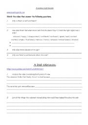 English Worksheet: A sales nightmare and a bad salesman