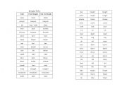 English Worksheet: irregular verbs