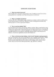 English Worksheet: eclecticsm