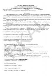 English Worksheet: an exam sample