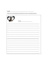 English worksheet: Write your Own Mystery