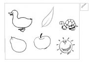 English Worksheet: Identify colours