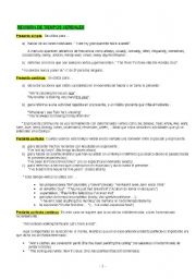 English worksheet: Verb Tenses (Uses)