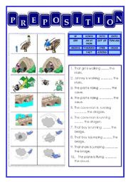 Prepositions of  movement