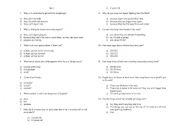 English worksheet: Quiz on animals