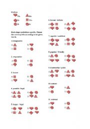 English Worksheet: prefixes