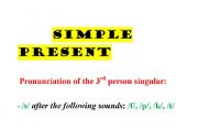 English worksheet: Simple present pronunciation of the 3rd person