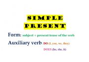 English Worksheet: Simple Present Form