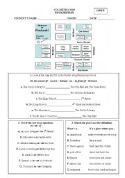 Prepositions of places B