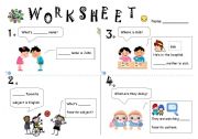 English Worksheet: Possessives