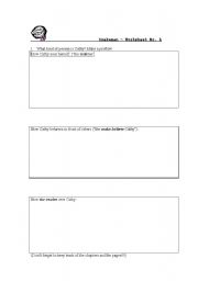 English Worksheet: The Snakeman