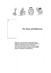 English Worksheet: halloween