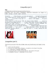 English worksheet: Armaggeddon