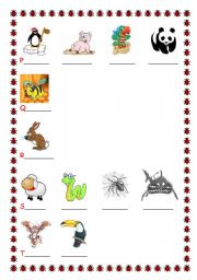 English worksheet: THE ALPHABET2