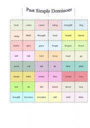 English Worksheet: Past Simple dominoes