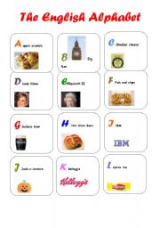 English worksheet: The English Alphabet