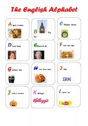 English Worksheet: The English Alphabet