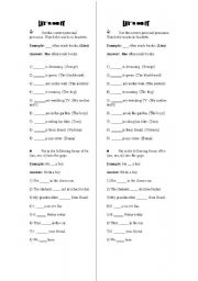 English Worksheet: pronouns and verb to be 