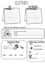 English Worksheet: CLOTHES