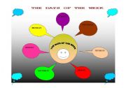 English worksheet:  the days of the week