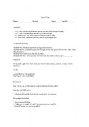 English Worksheet: Reading comprehension lesson 