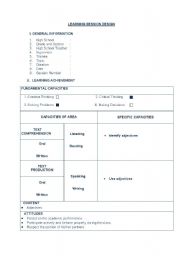 English worksheet: lesson!