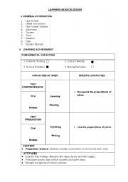 English worksheet: lesson!