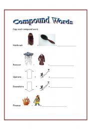 English worksheet: Compound Words