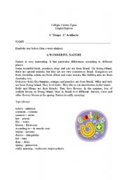 English Worksheet: verb to be exam