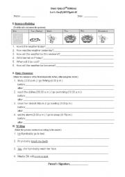 English Worksheet: future tense with before& after