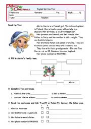 English Worksheet: Family 