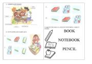 English Worksheet: School objects worksheet