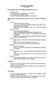 English Worksheet The Gift Of Magi