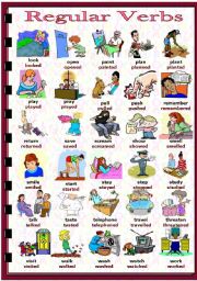 English Worksheet: Past Simple - regular verbs (2/2)