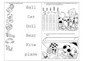 English Worksheet: Toys activities
