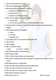 English Worksheet: 17 Again