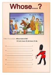 English Worksheet: Whose...?